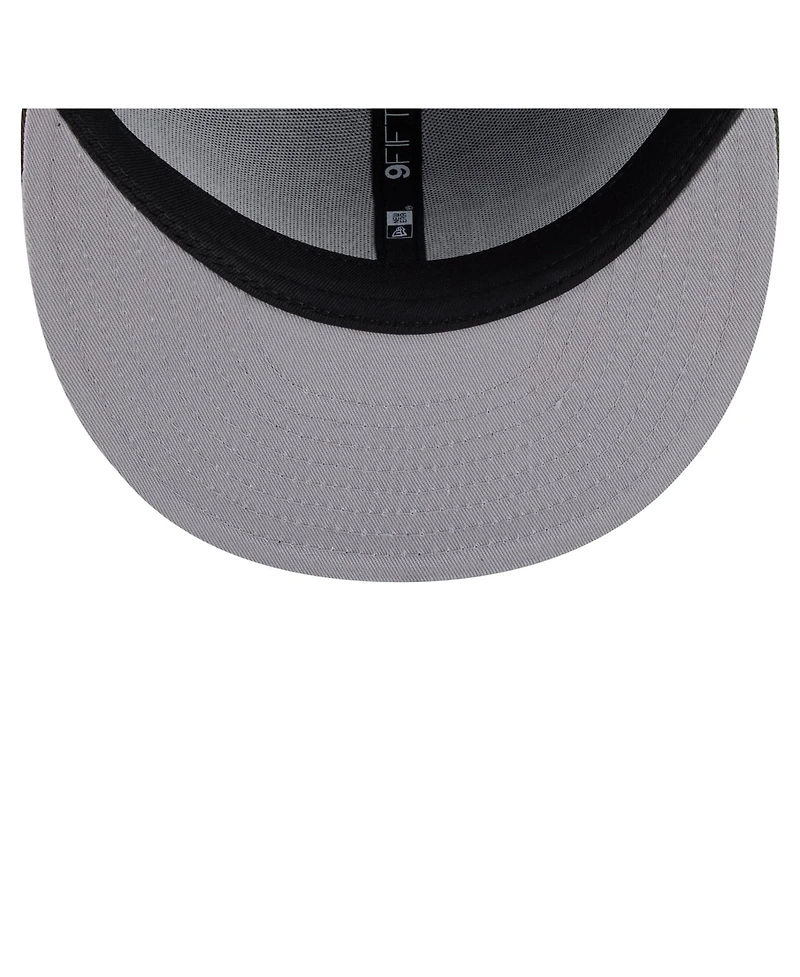 New Era Men's Dark Brown Cleveland Browns Burnt Wood Camo 9FIFTY Snapback Hat