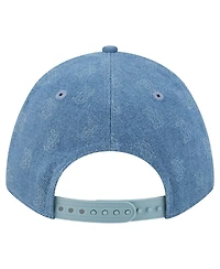 New Era Men's and Women's Denim Boston Red Sox A-Frame 9FORTY Adjustable Hat