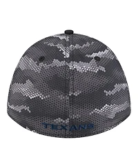 New Era Men's Black Houston Texans Camo A-Frame 39THIRTY Flex Hat