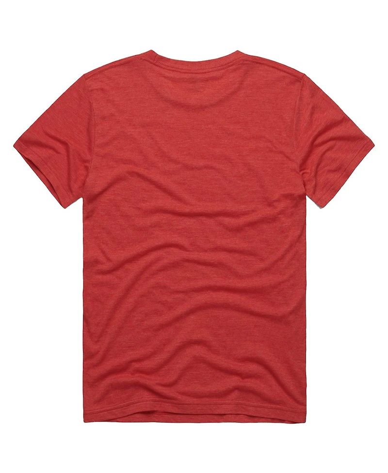 Homage Men's and Women's Vj Edgecombe Red Philadelphia 76ers Nba Jam Tri-Blend T-Shirt