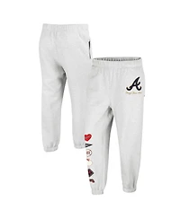 '47 Brand Women's x Heather Gray Atlanta Braves Venice Jogger Pants