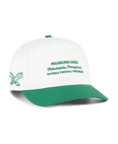 '47 Brand Men's White Philadelphia Eagles Contemporary Two-Tone Hitch Adjustable Hat