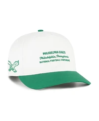 '47 Brand Men's White Philadelphia Eagles Contemporary Two-Tone Hitch Adjustable Hat