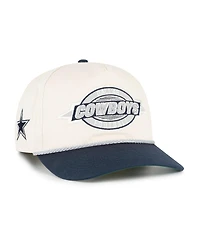 '47 Brand Men's Natural/Navy Dallas Cowboys Frame Out Two-Tone Hitch Adjustable Hat