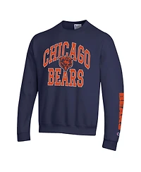 Champion Men's Navy Chicago Bears Powerblend Fleece Sweatshirt