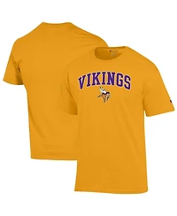 Champion Men's Gold Minnesota Vikings Arch Over Logo T-Shirt