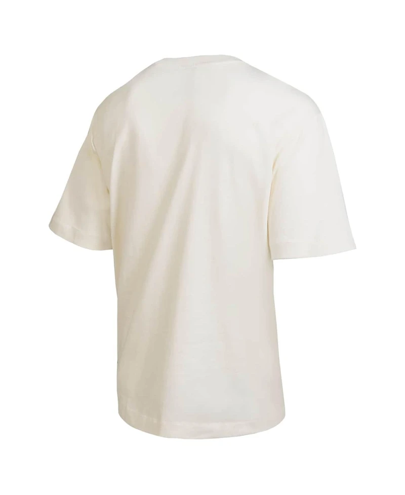 Champion Men's Cream Los Angeles Dodgers Traditions Two Locations T-Shirt