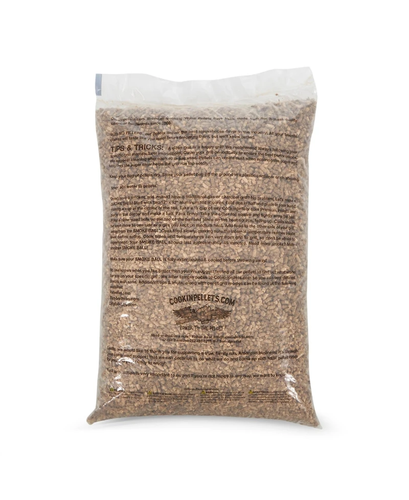 CookinPellets 40 Lb Mix Hickory, Cherry, Maple, and Apple Wood Pellets (2 Pack)