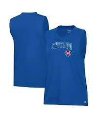 Champion Women's Royal Chicago Cubs Muscle Tank Top