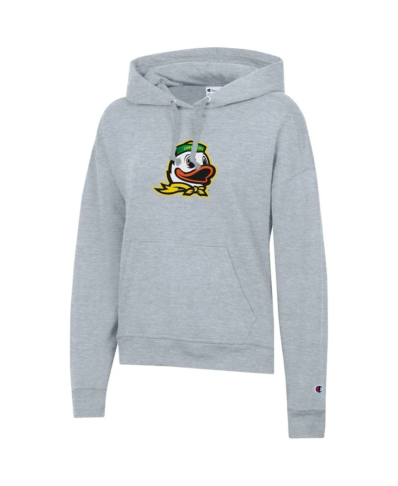 Champion Women's Gray Oregon Ducks Powerblend Fleece Hoodie