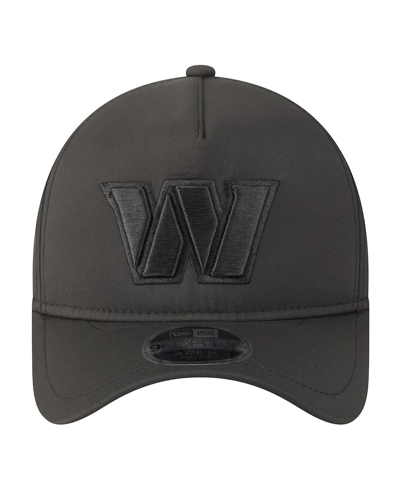 New Era Men's Black Washington Commanders Apex 9FORTY Adjustable Hat