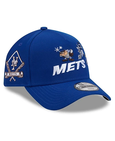 New Era Big Boys and Girls Royal New York Mets Looney Tunes A-Frame 9FORTY Adjustable Hat