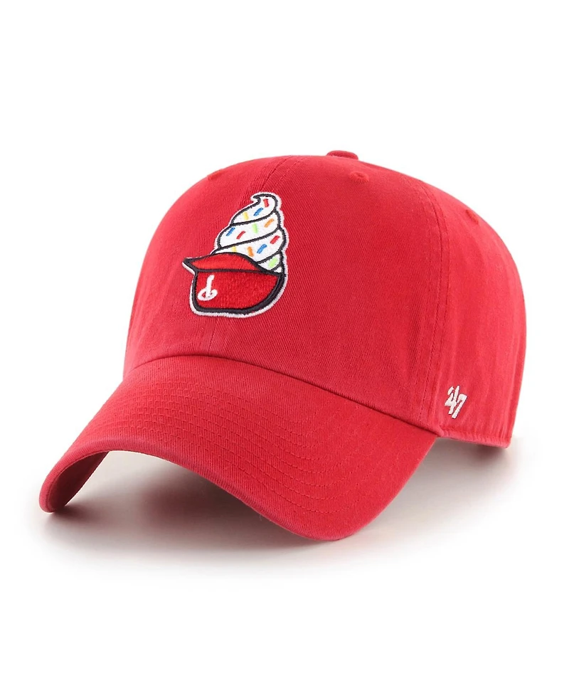 '47 Brand Men's Red Philadelphia Phillies Ice Cream Helmet Clean Up Adjustable Hat