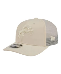 New Era Men's Cream Detroit Lions Color Pack 9SEVENTY Adjustable Hat