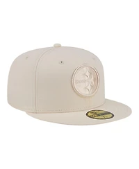 New Era Men's Cream Pittsburgh Steelers Color Pack 59FIFTY Fitted Hat