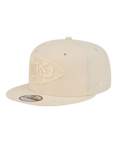 New Era Men's Cream Kansas City Chiefs Colorpack 9FIFTY Snapback Hat