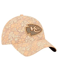 New Era Women's Tan Kansas City Chiefs Floral 9TWENTY Adjustable Hat