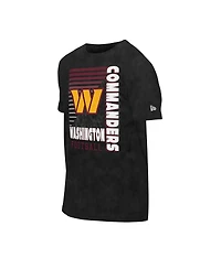 New Era Men's Black Washington Commanders Enzyme Washed Oversized T-Shirt