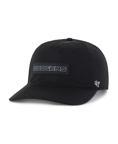 '47 Brand Men's Black Los Angeles Dodgers Quiet Outdoors Hitch Adjustable Hat