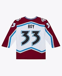 Mitchell & Ness Men's Patrick Roy White Colorado Avalanche 1995 Power Play Jersey