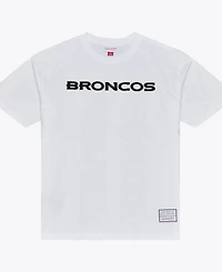 Mitchell & Ness Men's White Denver Broncos Monochrome T-Shirt