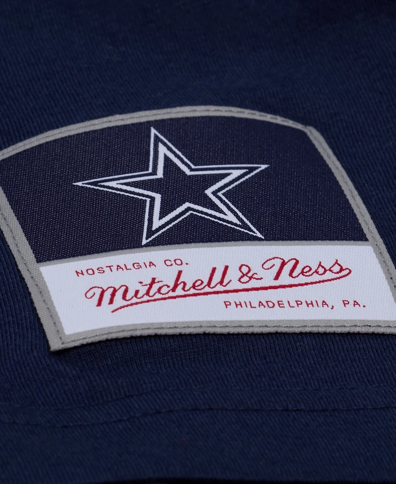 Mitchell & Ness Men's Navy/Silver Dallas Cowboys Head Coach Tank Top