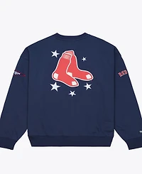 Mitchell & Ness Women's Navy Boston Red Sox Pep Rally Sweatshirt