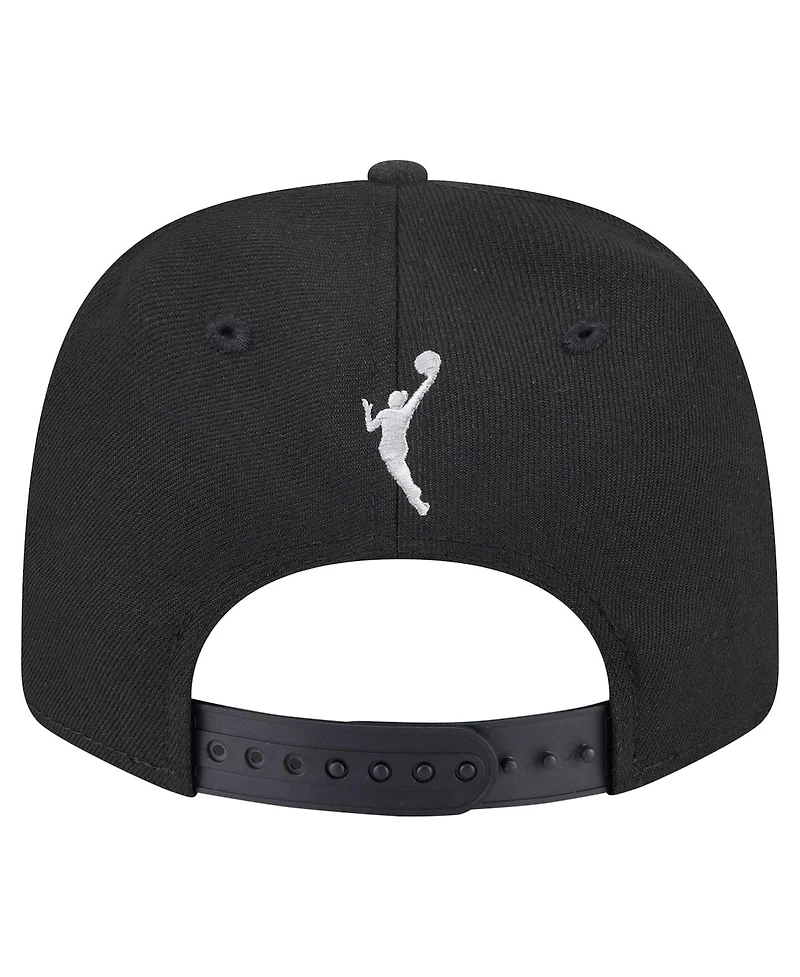 New Era Men's and Women's Black Las Vegas Aces 9SEVENTY Checkerboard Print Adjustable Hat