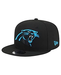 New Era Men's Black Carolina Panthers 9FIFTY Snapback Hat