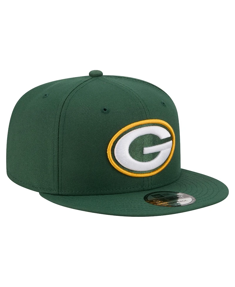 New Era Men's Green Green Bay Packers 9FIFTY Snapback Hat
