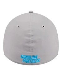 New Era Men's Gray Carolina Panthers Perforated 39THIRTY Flex Hat