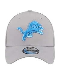 New Era Men's Gray Detroit Lions Perforated 39THIRTY Flex Hat