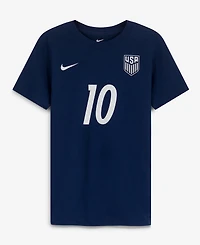 Nike Big Boys and Girls Christian Pulisic Navy Usmnt Away Player Name Number T-Shirt
