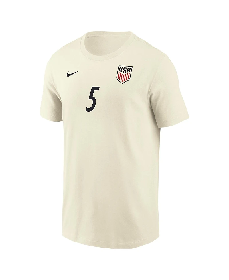Nike Men's Antonee Robinson Cream Usmnt Home Name Number T-Shirt