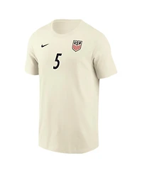 Nike Men's Antonee Robinson Cream Usmnt Home Name Number T-Shirt