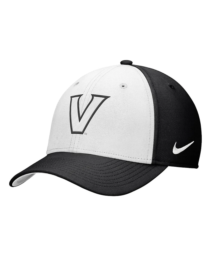 Nike Men's Black Vanderbilt Commodores Swoosh Dri-fit Flex Hat