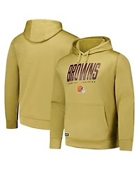 Outerstuff Men's Gold Cleveland Browns Top Ranked Pullover Hoodie