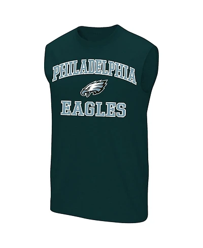 Fanatics Men's Midnight Green Philadelphia Eagles Big Tall Hart Soul Muscle Tank Top