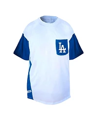 Fanatics Men's Shohei Ohtani White/Royal Los Angeles Dodgers Big Tall Player Name Number T-Shirt