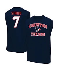 Fanatics Men's  C.j. Stroud Navy Houston Texans Big Tall Muscle Tank Top