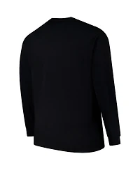 Fanatics Men's Black Chicago Bears Big Tall Pop Long Sleeve T-Shirt
