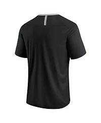 Fanatics Men's Black Las Vegas Raiders Defender Fade Slant T-Shirt