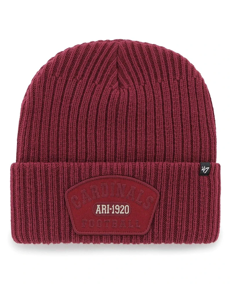 '47 Brand Men's Cardinal Arizona Cardinals Ridgeway Cuffed Knit Hat