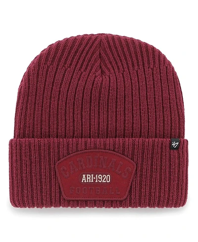 '47 Brand Men's Cardinal Arizona Cardinals Ridgeway Cuffed Knit Hat