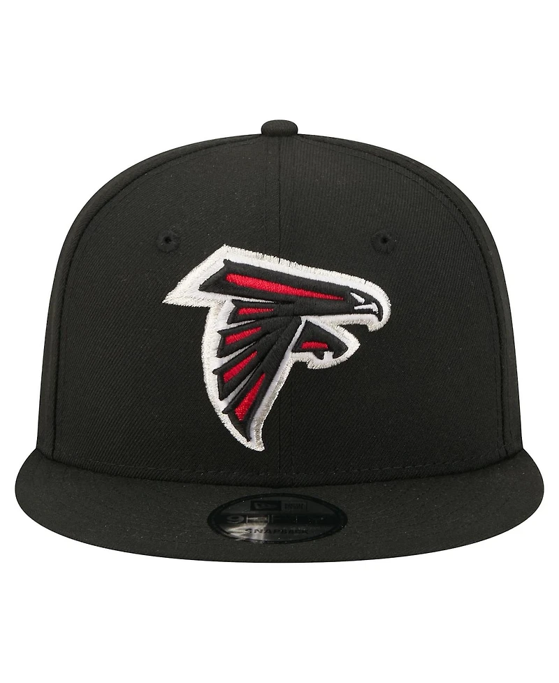 New Era Men's Black Atlanta Falcons 9FIFTY Snapback Hat