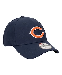 New Era Men's Navy Chicago Bears Core Team 9FORTY Adjustable Hat