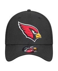 New Era Men's Black Arizona Cardinals Core Team 39THIRTY Flex Hat