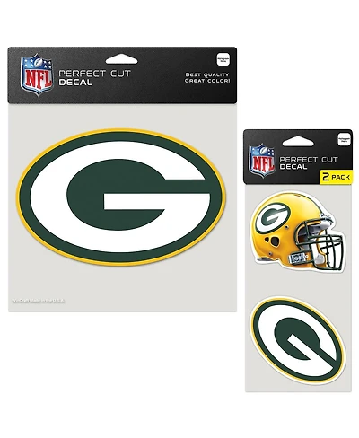 Wincraft Green Bay Packers Perfect Cut Decal Two-Pack Set
