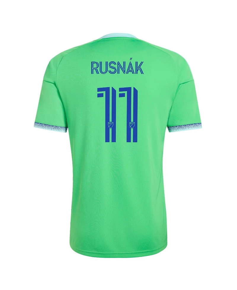 Adidas Men's Albert Rusnak Rave Green Seattle Sounders Fc 2026 The Evergreen State Kit Replica Jersey