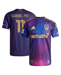 Adidas Men's Gabriel Pec Navy La Galaxy 2025 Rizon On-Field Authentic Jersey